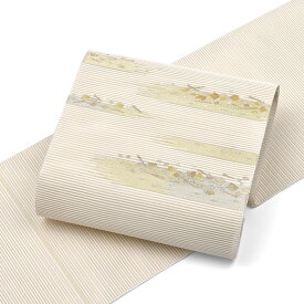 (単衣/夏)絽綴れ 西陣 老舗 都 謹製 “夕霧” 八寸 名古屋帯 正絹 日本製 送料・代引き無料！[商品番号：22371]