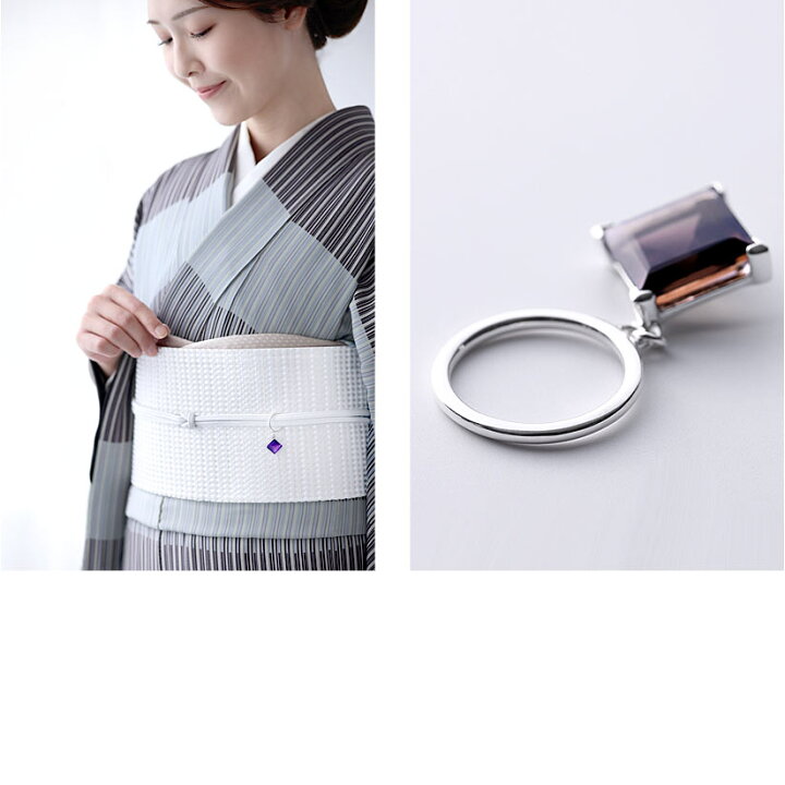 楽天市場】天然石 根付け帯留め 細平唐組用 Silver925 3色 国産 日本 