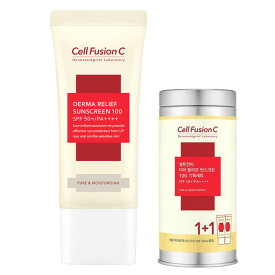 【正規品 2本入り】Cell Fusion C Derma Relief Sunscreen 日焼け止め 35ml SPF50+ PA++++ ダーマリリーフサンスクリーン UVカット セルヒュージョン 韓国コスメ スキンケア コスメ 化粧品 かわいい
