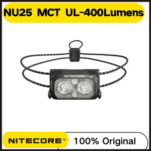 NITECORE NU25 MCT UL 400���[���� USB-C �[�d���w�b�h�����v 650mAh�����o�b�e���[ �A�E�g�h�A�A�N�e�B�r�e�B�p�Ɩ�