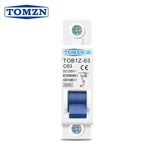 TOMZN DC MCB 6000A 1P 125V �~�j�`���A��H�u���[�J�[ 3A 6A 10A 16A 20A 25A 32A 40A 50A 63A