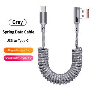 Android Auto & Carplay�p L���^ USB A to USB C �J�[���P�[�u���AiPhone 15 / Samsung Galaxy A17�p Type C �}���[�d�R�[�h