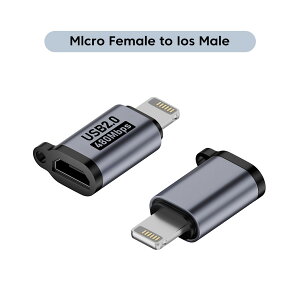 Micro USB to Type-C �A�_�v�^�[ Mini USB to USB-C 480Mbps �����f�[�^�[�d�R�l�N�^�[ USB-C to Lightning �A�_�v�^�[ iPhone Android�p