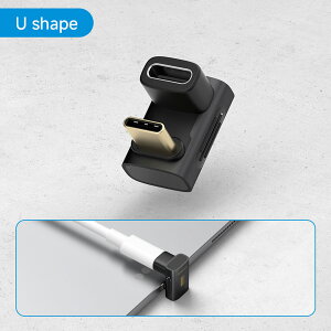 Hagibis USB C to C �A�_�v�^�[ 90�x ���p�ϊ� 80Gbps USB4 �f�[�^�P�[�u�� ���� Thunderbolt 5/4 iPhone 17 ���b�v�g�b�v�p