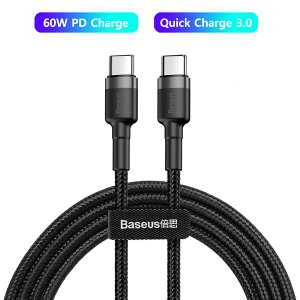 Baseus 100W USB C to USB Type C �P�[�u�� iPhone 15 Plus Pro max USB C PD �}���[�d�R�[�h USB-C Type-c �P�[�u�� MacBook Pro�p