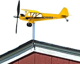 【翌日配達】風向計 飛行機 かざぐるま 飛行機 2サイズ ウェザーベーン 金属 航空機 モデリング 風車 屋外装飾用 風向計 風見鶏 3D 飛行機の形 風向感知 回転プロペラ 庭飾り風車 花壇 芝生 ステンレス鋼+金属 頑丈 耐久 防水 取