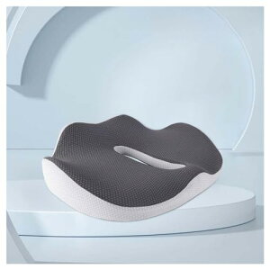 尾骨の痛みを軽減するクッション:人間工学に基づいた「U」字型のカットアウトが坐骨神経への圧力を軽減し、何時間も快適に座ることによって引き起こされる背中、脚、お尻、尾てい骨/