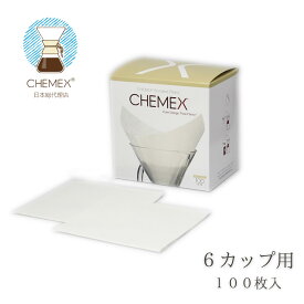 【ケメックス CHEMEX】専用 漂白 フィルター 6カップ FS-100 日本正規品