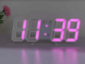 【説明書付き】デジタル時計 壁掛け 置き時計 おしゃれ 置き碁計 目覚まし時計 LED 3D 置時計 壁掛け時計 掛け時計 文字 大きい ライト インテリア 雑貨 アラーム 日付表示 静音 温度計 デジタル コードレス リビング オフィス