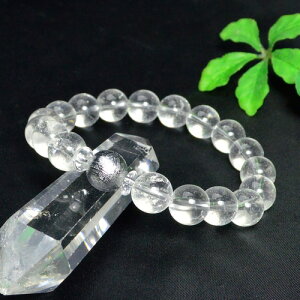 天然石 隕石 ギベオン ヒマラヤ水晶 10mm玉 ブレスレディース メンズ 勝負 恋愛パワーストーン 【メール便不可】 ギフト プレゼント 贈り物 男性 女性 男 女 誕生日 ラッピング 包装