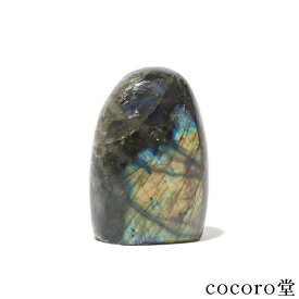 天然石 パワーストーン 【現品限り】 ラブラドライト 原石 置き物 サイズ：約25×35×高さ49mm 重さ：約79g レディース メンズ 勝負 恋愛 【メール便不可】