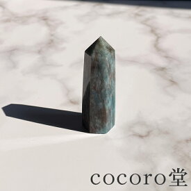 天然石 パワーストーン 【現品限り】 アパタイト ポイント 置き物 サイズ：約20×23×高さ72mm 重さ：約64g レディース メンズ 勝負 恋愛