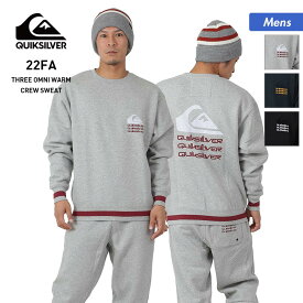 【SALE】 QUIKSILVER/クイックシルバー メンズ トレーナー QPO224057 長袖 スウェット スエット 裏起毛 トップス 男性用