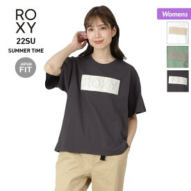 【SALE】 ROXY/ロキシー レディース 半袖 Tシャツ RST222043 ティーシャツ プリント ロゴ 無地 春夏 女性用