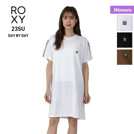 ROXY ロキシー レディース ロング丈 半袖 Tシャツ RDR232021 ロンパース ワンピース ティーシャツ 女性用