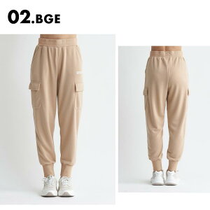 ROXY/ロキシー レディース カーゴパンツ DOWN TO EARTH PANTS 2024 SPRING FITNESS RPT241551 速乾 UVカット 裏起毛 太め ゆったり スポーティ フィットネス ランニング トレニング ジム ランニング スポーツ