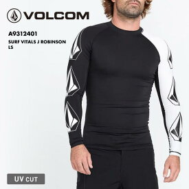 VOLCOM/ボルコム メンズ 長袖ラッシュガードTシャツ SURF VITALS J ROBINSON LS 2024 SPRING A9312401 UVカット UVCUT 紫外線対策 紫外線カット 水着 海 ビーチ プール 海水浴 ブランド 男性用