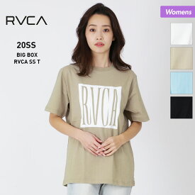 全品10％OFF券配布 RVCA/ルーカ レディース 半袖 Tシャツ BA043-218 ティーシャツ トップス ロゴ 女性用