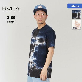 【SALE】 RVCA/ルーカ メンズ 半袖 Tシャツ BB041220 ティーシャツ はんそで クルーネック ロゴ タイダイ柄 男性用