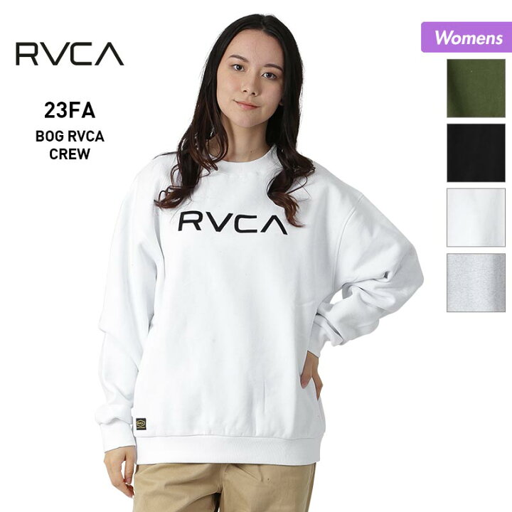 楽天市場】RVCA/ルーカ レディース トレーナー BD044-151 長袖 