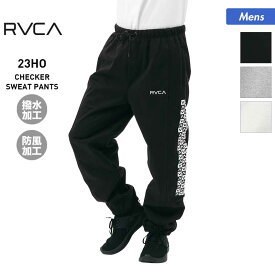 RVCA/ルーカ メンズ 撥水パンツ BD042-747 防風 防寒 スノーボード スキー 裏起毛 スウェットパンツ 冬服 男性用 ブランド