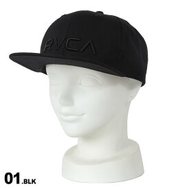 RVCA ルーカ メンズ キャップ 帽子 BD041-929 サイズ調節可能 平つば アウトドア ぼうし フラットバイザー スナップバック 男性用