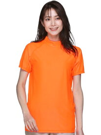 ラッシュガード ユニセックス Tシャツ 半袖 UPF50＋ UV UVカット 体型カバー 耐塩素 日焼け防止 紫外線対策 水陸両用 水着 海 ビーチ プール 海水浴 キャンプ レジャー アウトドア パーカー ラッシュパーカー 長袖 タイダイ 白 蛍光色 オレンジ PONTAPES PR5000《MENR》