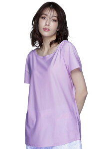 ラッシュガード レディース オーバー Tシャツ 《ネコポス発送対応》 UPF50+ UV UVカット 半袖 体型カバー 大きいサイズ 水着 耐塩素 接触冷感 ストレッチ 水陸両用 ビーチ 海 プール ランニン