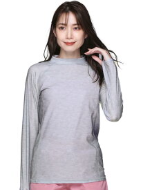 全品10％OFF券配布 ラッシュガード レディース 長袖 Tシャツ 【ネコポス発送対応】 UPF50＋ UV UVカット 体型カバー 大きいサイズ 16カラー S~XXL ICEPARDAL IR-7450