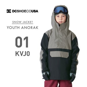 LbY WjA Xm[EFA WPbg DC-43 YOUTH ANORAK 2023/24 SNOW Xm{EFA WPbg Pi XL[EFA Xm[WPbg h g 㒅 AE^[ uh DC SHOES/fB[V[ ADBTJ