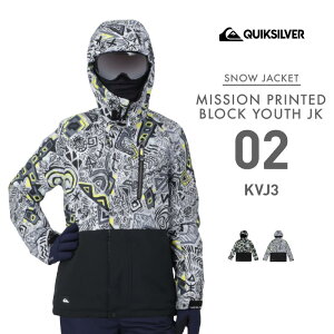 Xm[{[hEFA {[hEFA Xm{EFA QUIKSILVER/NCbNVo[ WjA Xm[WPbg MISSION PRINTED BLOCK YOUTH JK 2024-25 SNOW EQBTJ03196 XL[EFA Xm[EFA WPbg W
