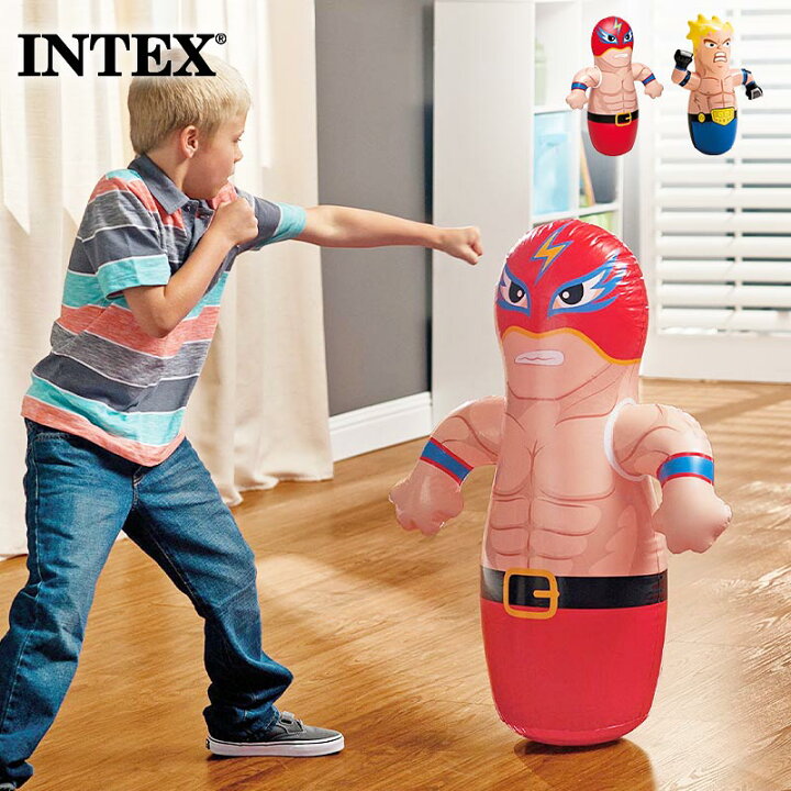 楽天市場 Intex インテックス キッズ起き上がり パンチバック 家遊び 室内遊び ビーチ 海水浴 プール 21 Summer ジュニア 子供用 こども用 男の子用 女の子用 スポーツ スノーボードのocstyle