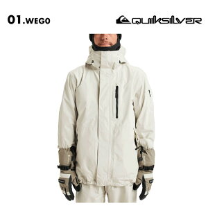 QUIKSILVER/NCbNVo[ Y GORE-TEX Xm[WPbg MISSION GORE-TEX JK 2025-26SNOW EQYTJ03532 Xm[EFA Xm[ XL[ Xm{ Xm[{[h EC^[X|[c pE_[XJ[g Ap