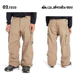 QUIKSILVER/NCbNVo[ Y Xm[pc SNOW DOWN CARGO PT 2025-26SNOW EQYTP03231 Xm[EFA Xm[ XL[ Xm{ Xm[{[h EC^[X|[c Ap[v u[cQC^[ J[S|