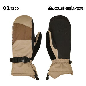 QUIKSILVER/�N�C�b�N�V���o�[ �����Y �~�g���O���[�u MISSION MITT 2025-26SNOW QGV253401 �p�[�v�� �� �x�[�W�� �� �X�m�[�O���[�u ��� �X�m�[ �X�L�[ �X�m�{ �X�m�[�{�[�h �ϐ� �h�� ���X�g�A�W���X�^�[