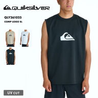 ノースリーブ ラッシュガード QUIKSILVER クイックシルバー メンズ COMP LOGO SL 水着 UVカット スイムウ…
