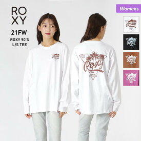 ロキシー ROXY レディース ロングTシャツ RLT214074 バックプリント ロンT ティーシャツ 長袖 女性用