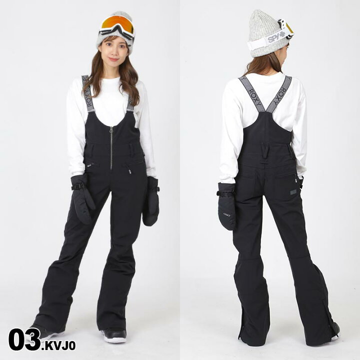 楽天市場】ロキシー ROXY レディース スノーボードウェア ビブパンツ 