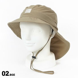 ROXY ロキシー レディース サーフハット 帽子 RSA231711 紫外線対策 首元日除け付き ぼうし サファリハット UVハット UV対策 ストラップ付き アウトドアハット 女性用