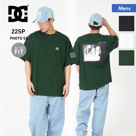DC/ディーシー メンズ 半袖 Tシャツ DST221026 ティーシャツ はんそで クルーネック ロゴ ルーズフィット バックプリント 男性用