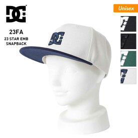 全品10％OFF券配布中 DC SHOES/ディーシー メンズ＆レディース キャップ 帽子 DCP234241 ぼうし フラットバイザー 平つば 刺繍 男性用 女性用