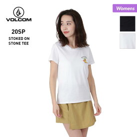 ボルコム VOLCOM レディース 半袖 Tシャツ B3512001 ブラック ロゴ UVカット はんそで ティーシャツ 黒 女性用 白 ホワイト