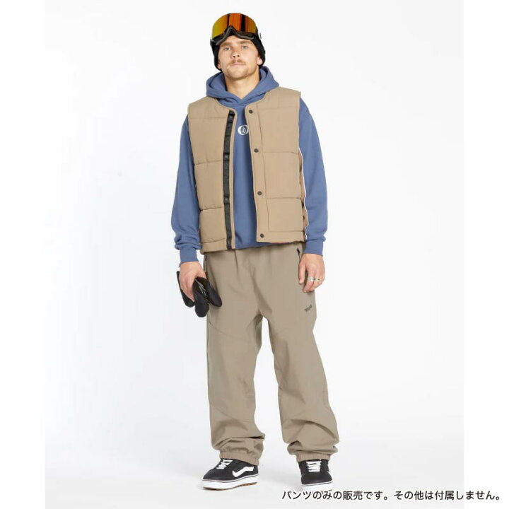 美品 男性用 VOLCOM ボルコム スノーボードウエア SOLVER SNOW 薄かっ 
