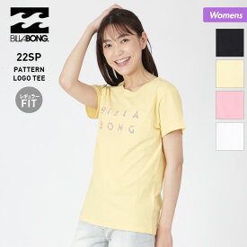 BILLABONG/ビラボン レディース 半袖 Tシャツ BC013-200 ティーシャツ はんそで クルーネック ロゴ 女性用