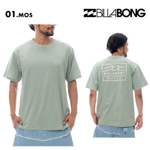 BILLABONG/ビラボン メンズ 半袖 ラッシュガード SURF FLEX TEE 2025 SPRING BF011-859 半そで Tシャツ 水着 ビーチ 海 海水浴 ロゴ バックプリント シンプル ブランド 男性用 《☆》