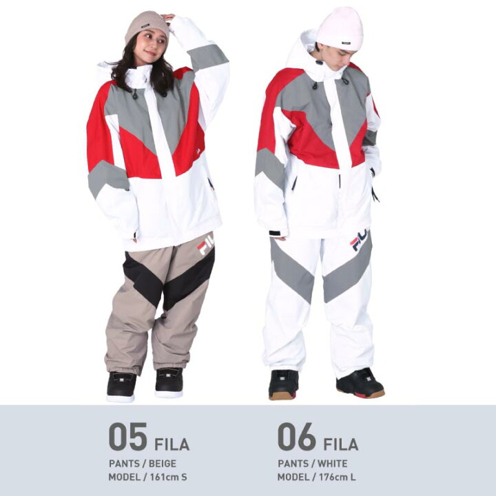 楽天市場】FILA ハイブリッドウェア スノーボードウェア 上下セット  