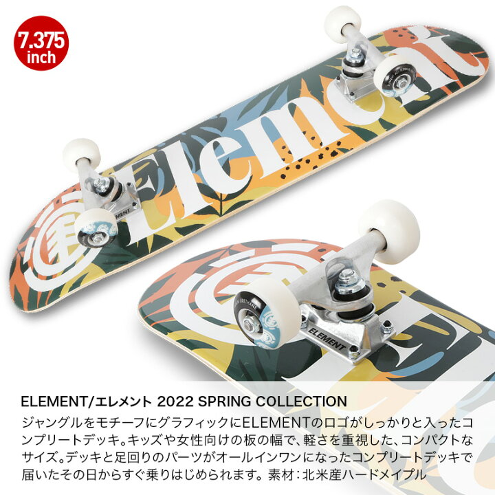 楽天市場】最大2000円OFF券配布 エレメント ELEMENT キッズ スケート 
