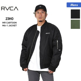 RVCA/ルーカ メンズ アウタージャケット BC042-777 ジップアップ 防寒 MA-1 男性用