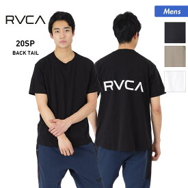 全品5％OFF券配布 RVCA/ルーカ メンズ 半袖 Tシャツ BA041-221 ティーシャツ クルーネック バックロゴ トップス 男性用