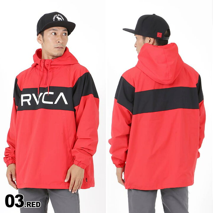 楽天市場】RVCA/ルーカ メンズ プルオーバージャケット AJ042-756 